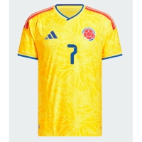 Camiseta Colombia Luis Diaz #7 Primera Equipación Replica Mundial 2026 mangas cortas